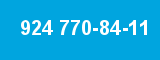 924 770-84-11 924 770-84-11